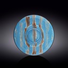 Тарелка глубокая Wilmax England Scratch, d=25.5 см, 1.5 л, цвет голубой - фото 291579639