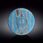 Тарелка глубокая Wilmax England Scratch, d=27 см, 250 мл, цвет голубой - фото 291579643