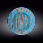 Тарелка глубокая Wilmax England Scratch, d=28.5 см, 500 мл, цвет голубой - фото 291579647