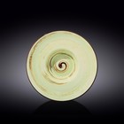 Тарелка глубокая Wilmax England Spiral, d=24 см, 200 мл, цвет фисташковый - фото 305797492