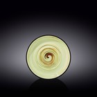 Блюдце универсальное Wilmax England Spiral, d=16 см, цвет фисташковый - фото 300639590
