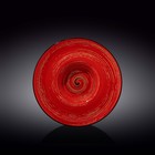Тарелка глубокая Wilmax England Spiral, d=24 см, 200 мл, цвет красный - Фото 1