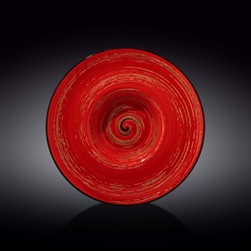 Тарелка глубокая Wilmax England Spiral, d=27 см, 250 мл, цвет красный