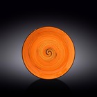 Тарелка круглая Wilmax England Spiral, d=23 см, цвет оранжевый - фото 305797537