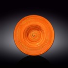 Тарелка глубокая Wilmax England Spiral, d=25.5 см, 1.5 л, цвет оранжевый - фото 305797547
