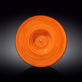Тарелка глубокая Wilmax England Spiral, d=27 см, 250 мл, цвет оранжевый