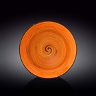 Тарелка глубокая Wilmax England Spiral, d=25.5 см, 350 мл, цвет оранжевый - фото 305797553