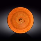 Тарелка глубокая Wilmax England Spiral, d=28.5 см, 500 мл, цвет оранжевый - фото 305797555