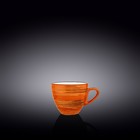Чашка Wilmax England Spiral, 110 мл, цвет оранжевый - фото 305797557