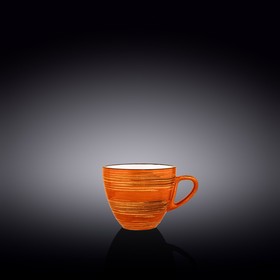 Чашка Wilmax England Spiral, 110 мл, цвет оранжевый