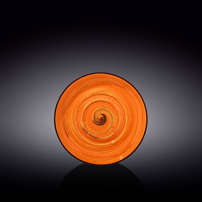 Блюдце универсальное Wilmax England Spiral, d=16 см, цвет оранжевый - фото 1907686024
