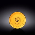 Тарелка круглая Wilmax England Spiral, d=18 см, цвет жёлтый - фото 305797561