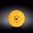Тарелка круглая Wilmax England Spiral, d=20 см, цвет жёлтый - фото 307149415