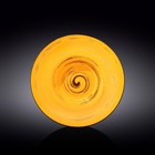Тарелка глубокая Wilmax England Spiral, d=25.5 см, 1.5 л, цвет жёлтый - фото 297319959