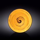 Тарелка глубокая Wilmax England Spiral, d=25.5 см, 350 мл, цвет жёлтый - фото 297319965