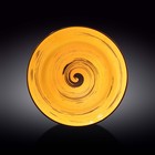 Тарелка глубокая Wilmax England Spiral, d=28.5 см, 500 мл, цвет жёлтый - фото 297319967