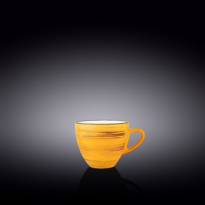 Чашка Wilmax England Spiral, 110 мл, цвет жёлтый