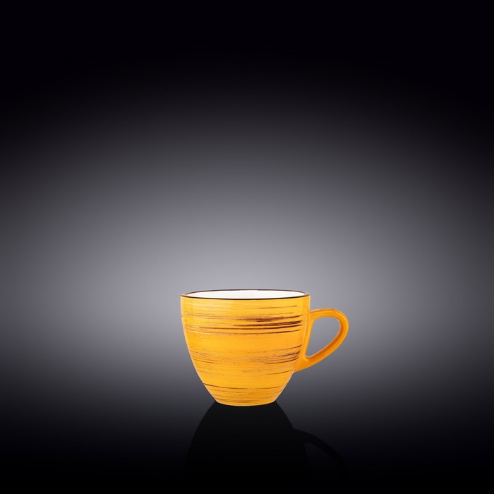 Чашка Wilmax England Spiral, 110 мл, цвет жёлтый - Фото 1