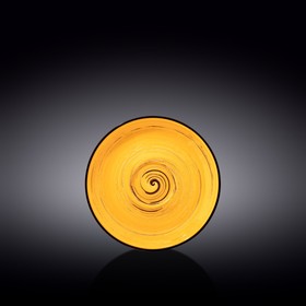 Блюдце Wilmax Spiral, d=15 см, цвет жёлтый
