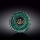 Тарелка глубокая Wilmax England Spiral, d=22.5 см, 1.1 л, цвет зелёный - фото 297319974