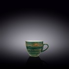 Чашка Wilmax England Spiral, 110 мл, цвет зелёный - фото 299656106