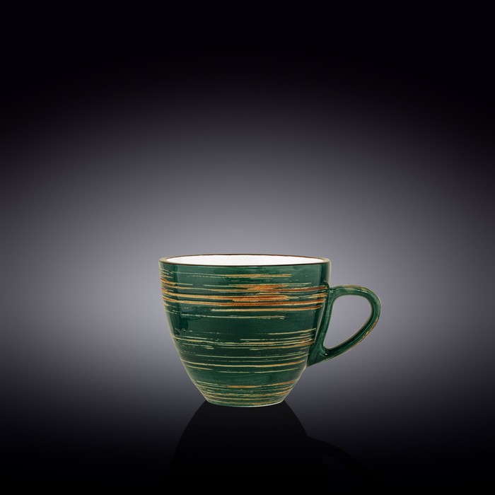 Чашка Wilmax England Spiral, 300 мл, цвет зелёный - Фото 1