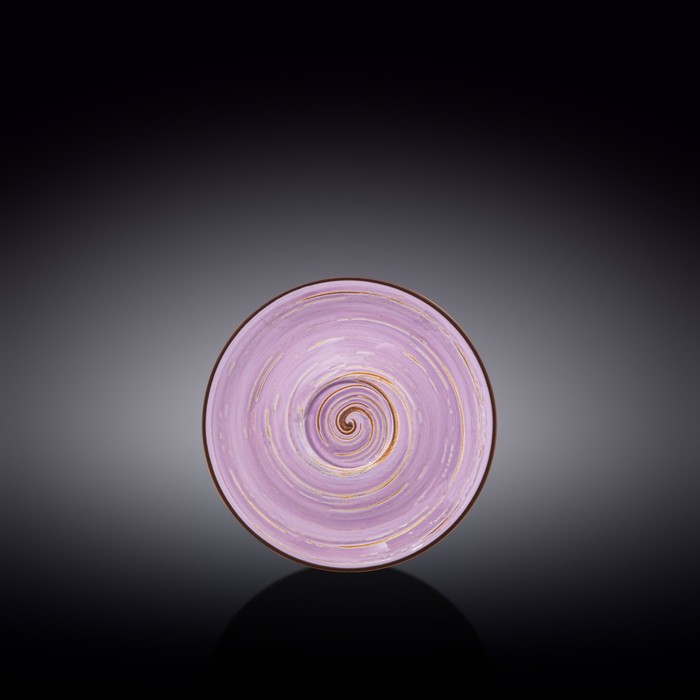 Блюдце Wilmax Spiral, d=14 см, цвет лавандовый