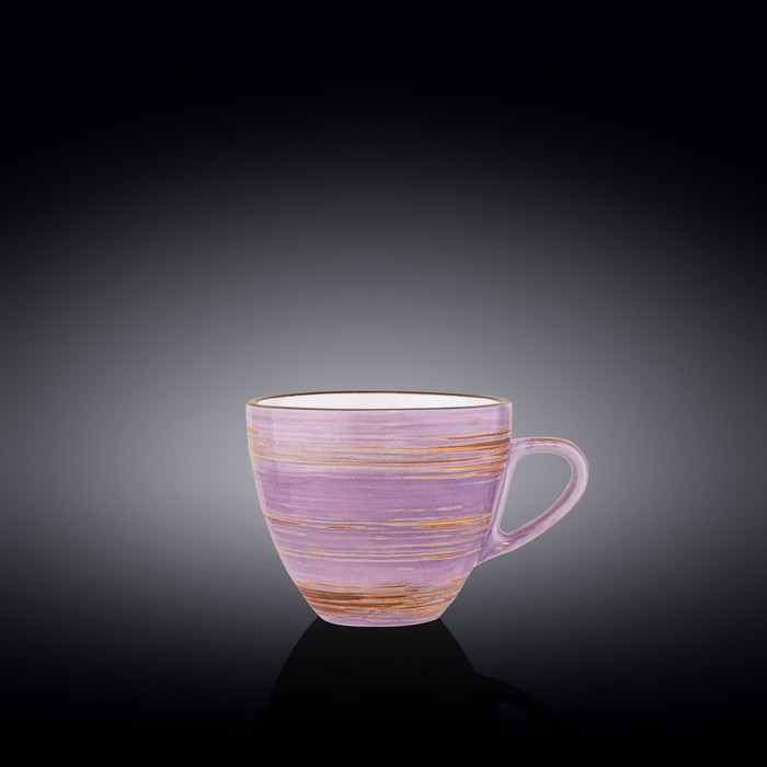 Чашка Wilmax Spiral, 300 мл, цвет лавандовый