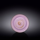 Блюдце универсальное Wilmax England Spiral, d=16 см, цвет лавандовый - фото 291579845