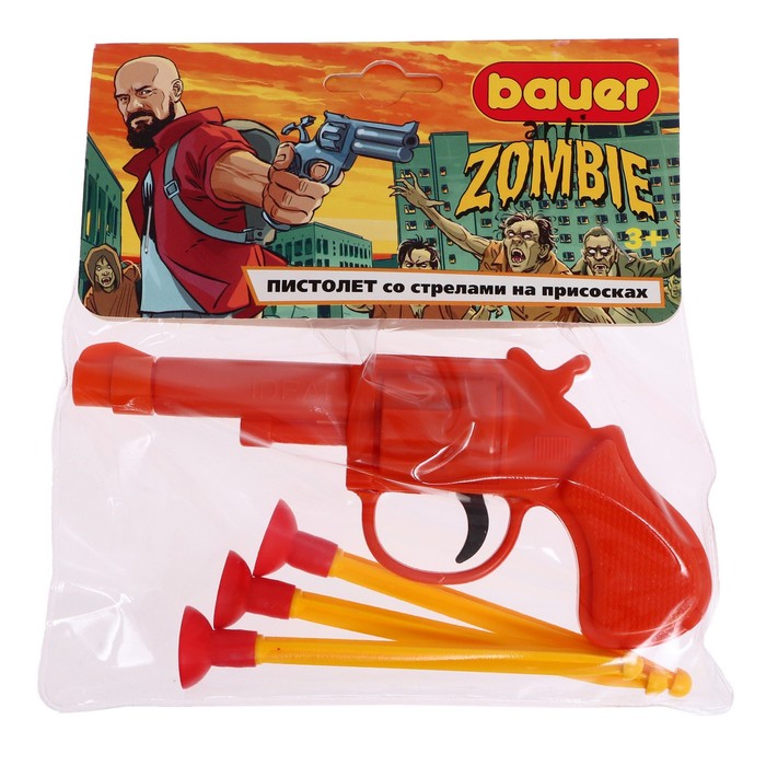 Пистолет «Анти-зомби», со стрелами на присосках - фото 1884148923