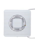 Вентилятор вытяжной ZEIN LOF-07, d=100 мм, 220 В, 15 Вт, сетка, кноп. выкл., с обр. клапаном - Фото 6