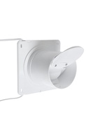 Вентилятор вытяжной ZEIN LOF-07, d=100 мм, 220 В, 15 Вт, сетка, кноп. выкл., с обр. клапаном - Фото 8