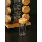 Набор для специй из стекла на бамбуковой подставке BellaTenero «Эко», 100 мл, 16 шт. - Фото 2