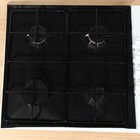 Защитное покрытие для газовой плиты Доляна, 4 шт, тефлон, цвет чёрный - Фото 3