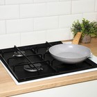 Защитное покрытие для газовой плиты Доляна, 4 шт., тефлон, чёрное - Фото 7