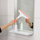 Водосгон с нескользящей ручкой Raccoon Orange, сгон силикон, 25×24 см - Фото 2