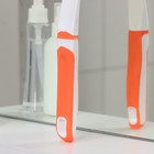 Водосгон с нескользящей ручкой Raccoon Orange, сгон силикон, 25×24 см - Фото 4