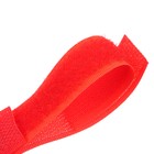 Крючок пластиковый для коляски на липучке, цвет красный - фото 9277783