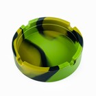 Пепельница силиконовая «Армейская», круглая, 8×2.3 см - Фото 2