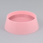 Миска пластиковая 300 мл, розовая - Фото 5