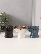 Аромалампа для эфирных масел «Слоник в цветах», керамика, 8.5×5.8×7.4 см, МИКС - Фото 2