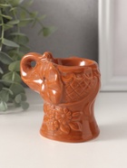 Аромалампа для эфирных масел «Слоник в цветах», керамика, 8.5×5.8×7.4 см, МИКС - Фото 7