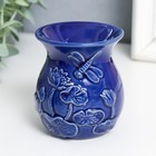 Аромалампа для эфирных масел «Стрекоза в цветах», керамика, 7×7×8 см, МИКС - Фото 3