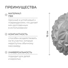Массажный мяч ONLYTOP «Полусфера», d=16 см, серый - Фото 2
