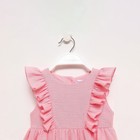 Платье детское с рюшей KAFTAN "Муслин", р.30 (98-104 см) розовый - Фото 8