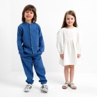 Костюм (рубашка и брюки) детский KAFTAN "Муслин", р.30 (98-104 см) синий - Фото 5