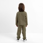 Костюм (рубашка и брюки) детский KAFTAN «Муслин», размер 26 (80-86 см), хаки - Фото 3