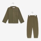 Костюм (рубашка и брюки) детский KAFTAN "Муслин", р.30 (98-104 см) хаки - Фото 8