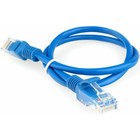 Патч-корд Гарнизон PC-UTP-5e-0.5-B, UTP 5е кат., RJ-45(m)-RJ-45(m), 0.5 м, синий - фото 51309704