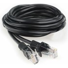 Патч-корд Гарнизон PC-UTP-5e-3-BK, UTP 5е кат., RJ-45(m)-RJ-45(m), 3 м, черный 9572534 - фото 10810593